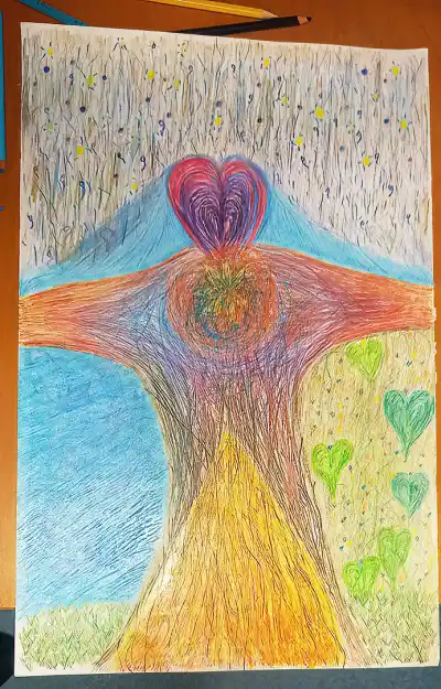 image illustrating Sarah’s Hug